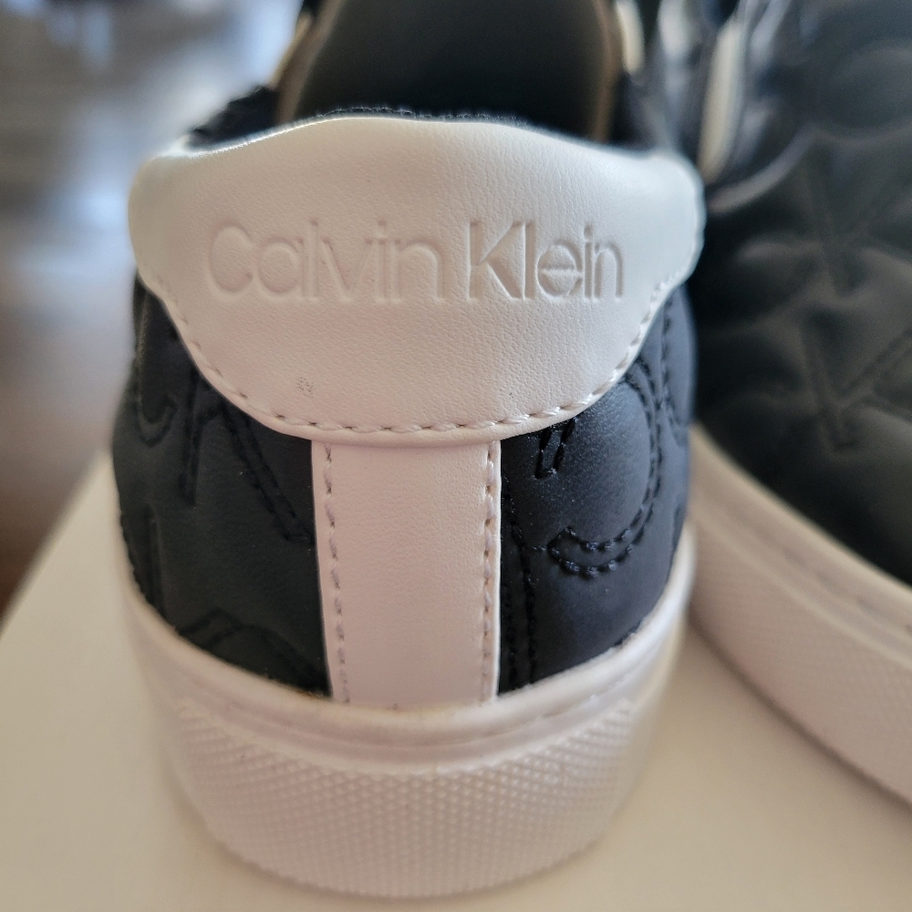Calvin Klein Kids Black and White Sneakers